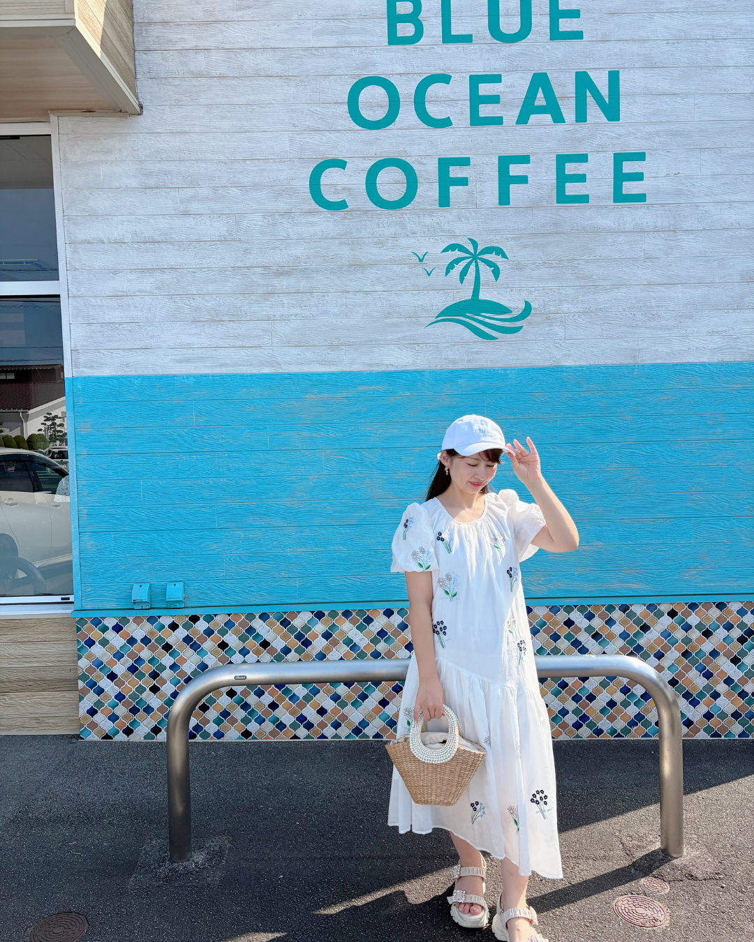 フェミニン派にもおすすめ♡リボン付き「Chesty logo キャップ」で楽しむ夏のお出かけコーデ