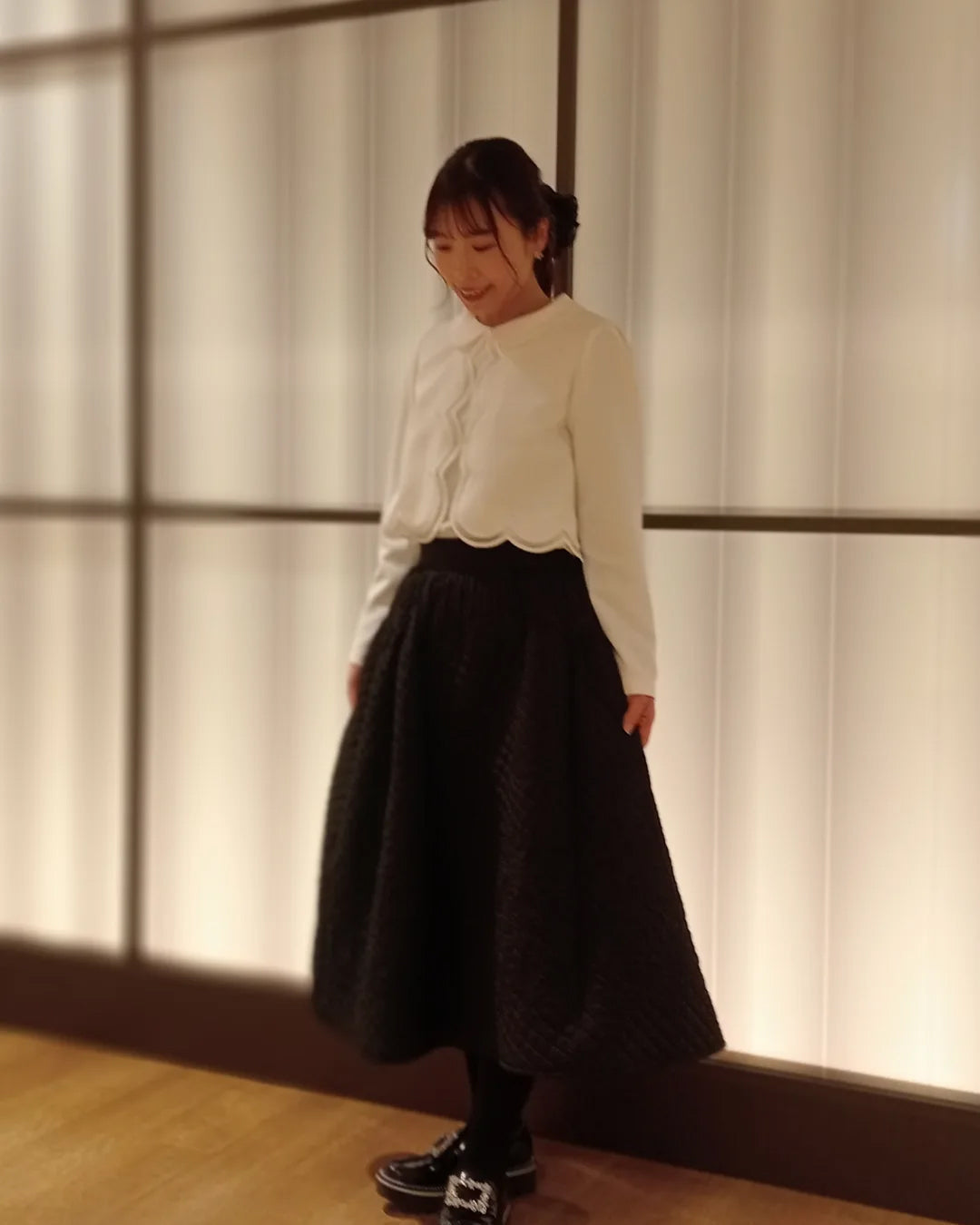 スカラップトップススタイリング Kana♡(163cm)