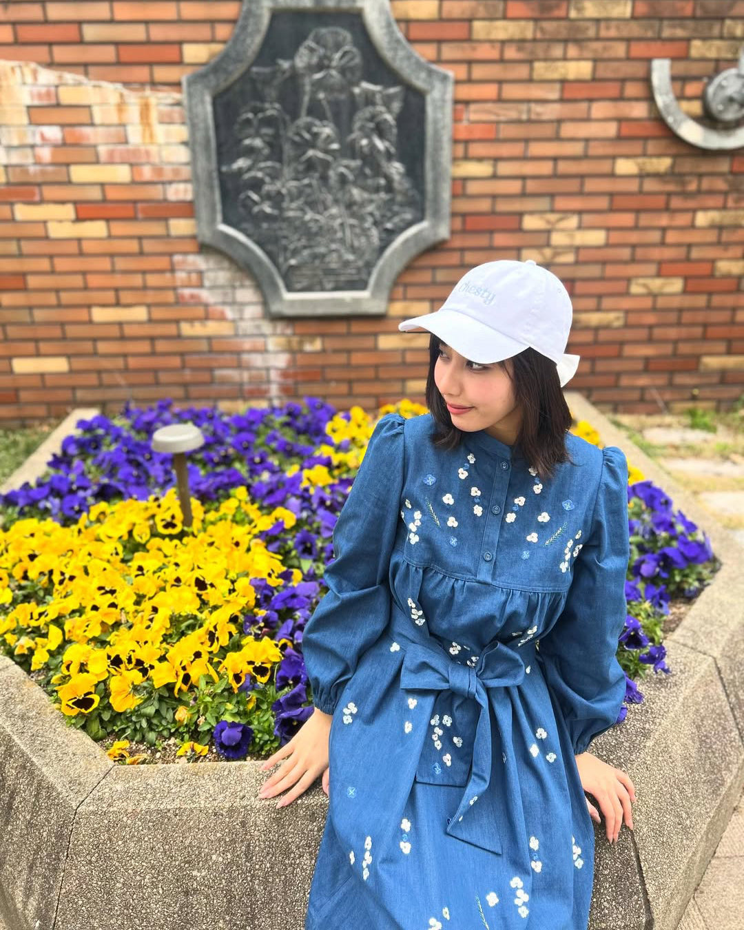 フローラルデニムワンピース Rani (165cm)