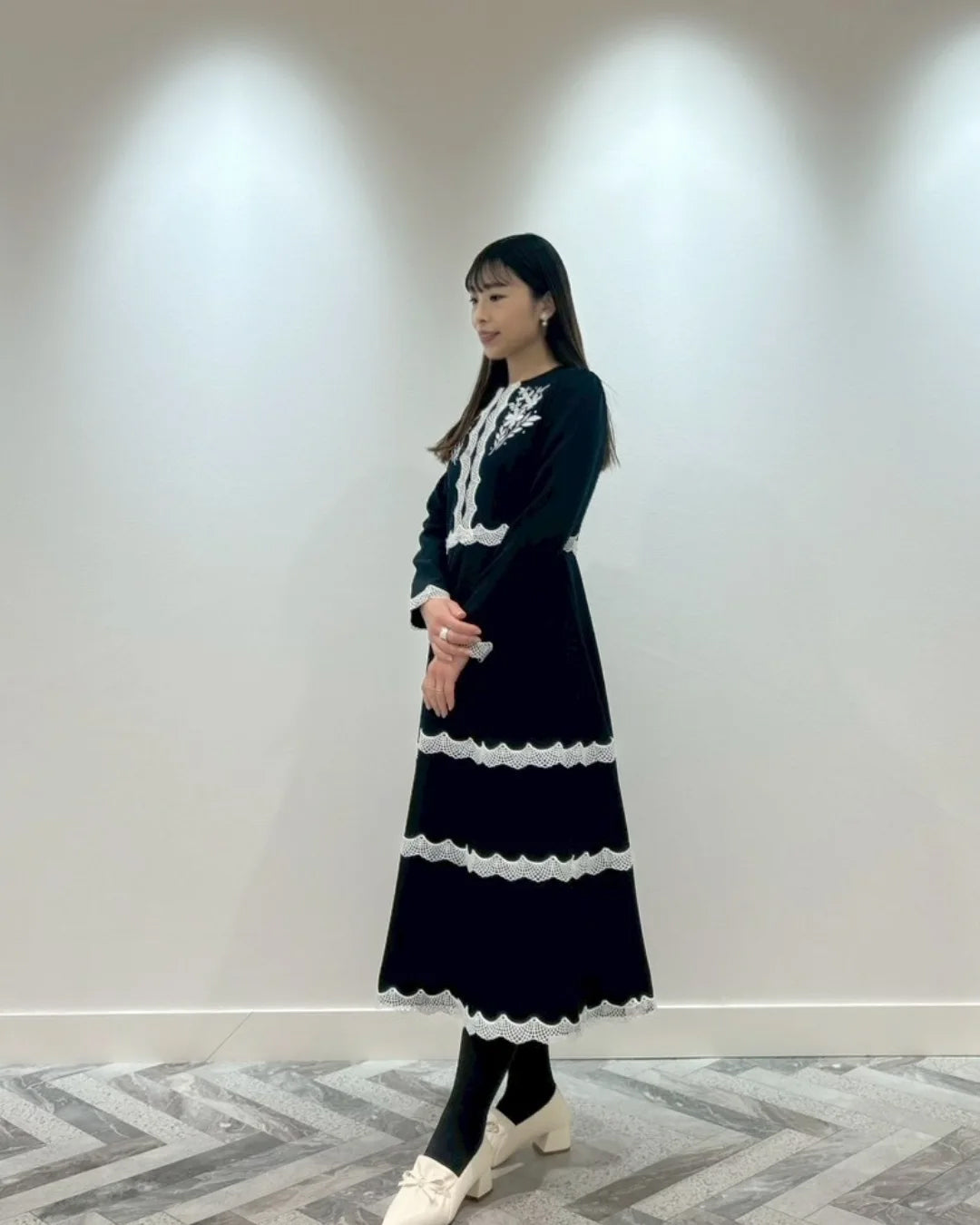 クラシカルブロッサムワンピース kana(163cm)