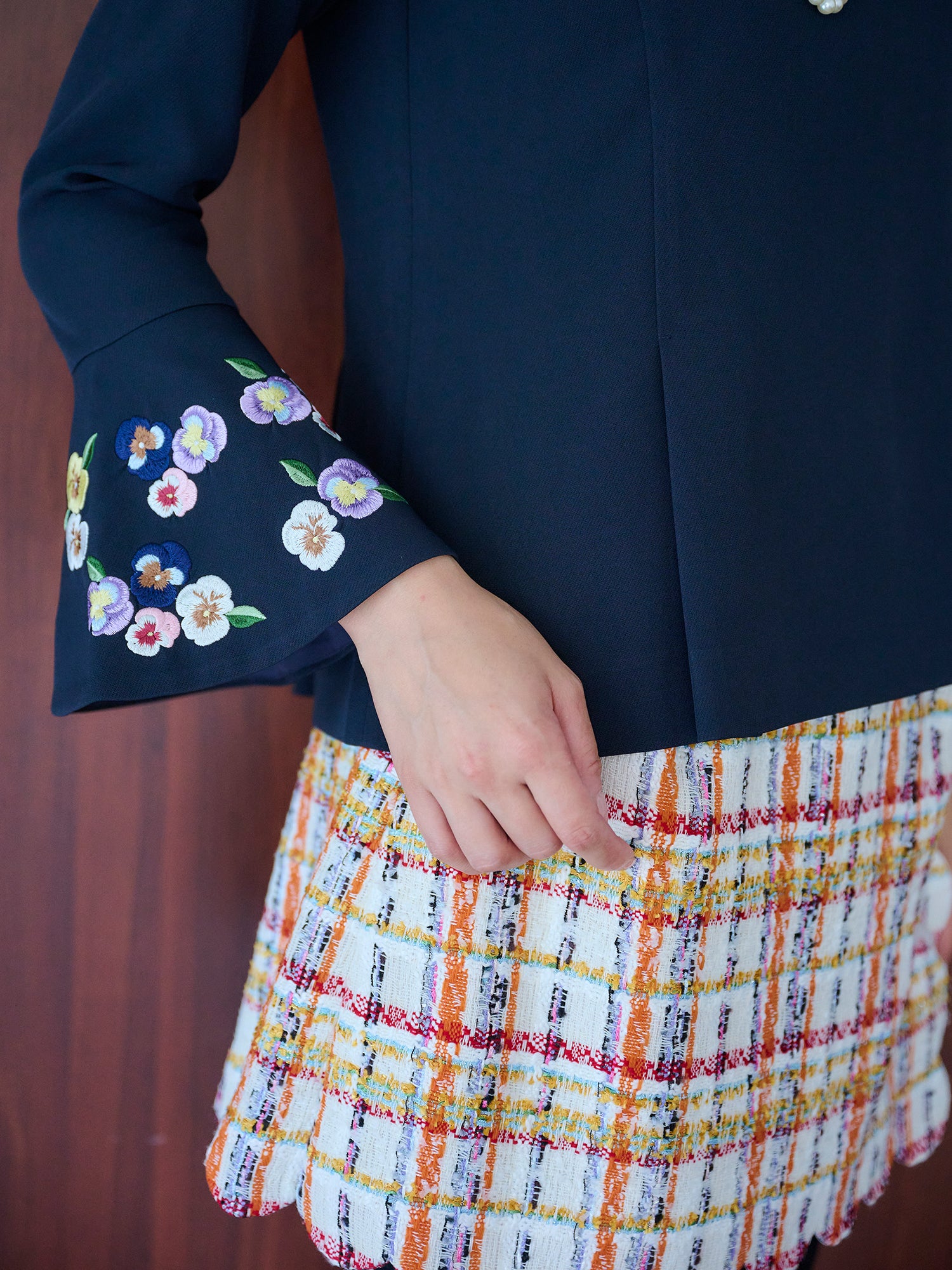 ツイードキュロット