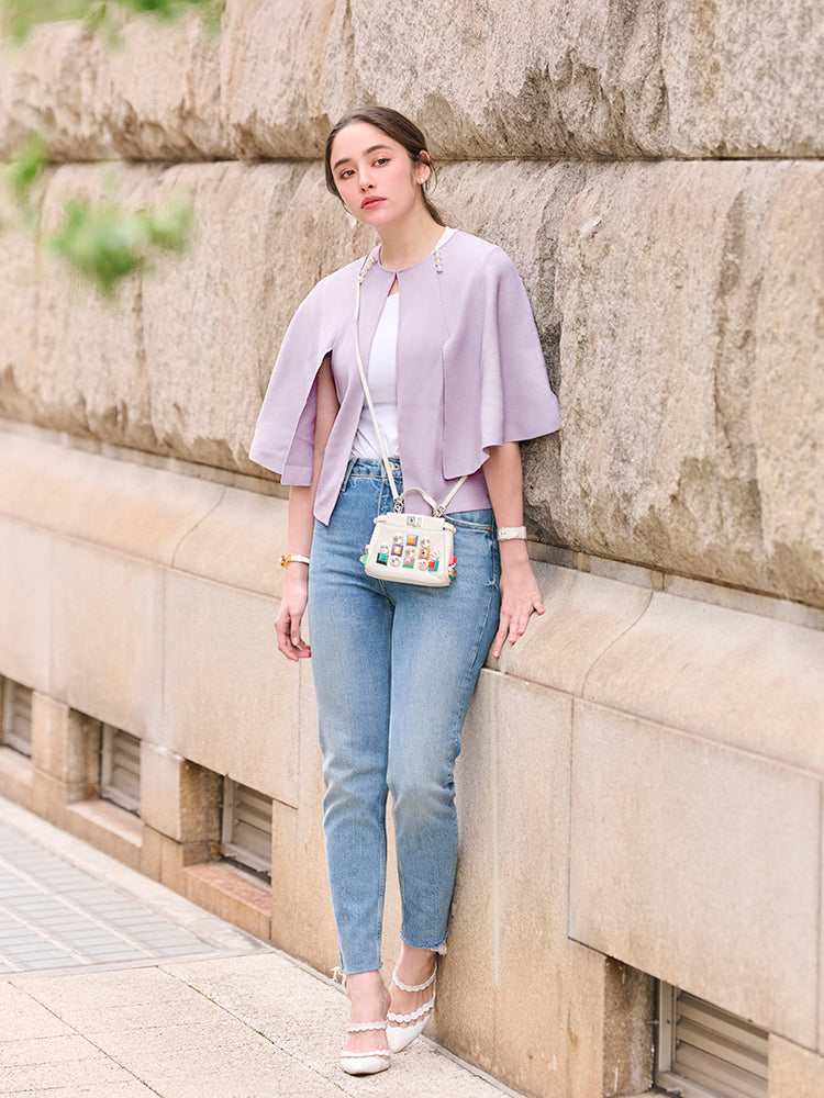 パールケープカーディガン