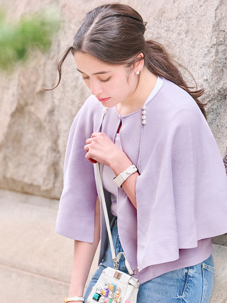 パールケープカーディガン