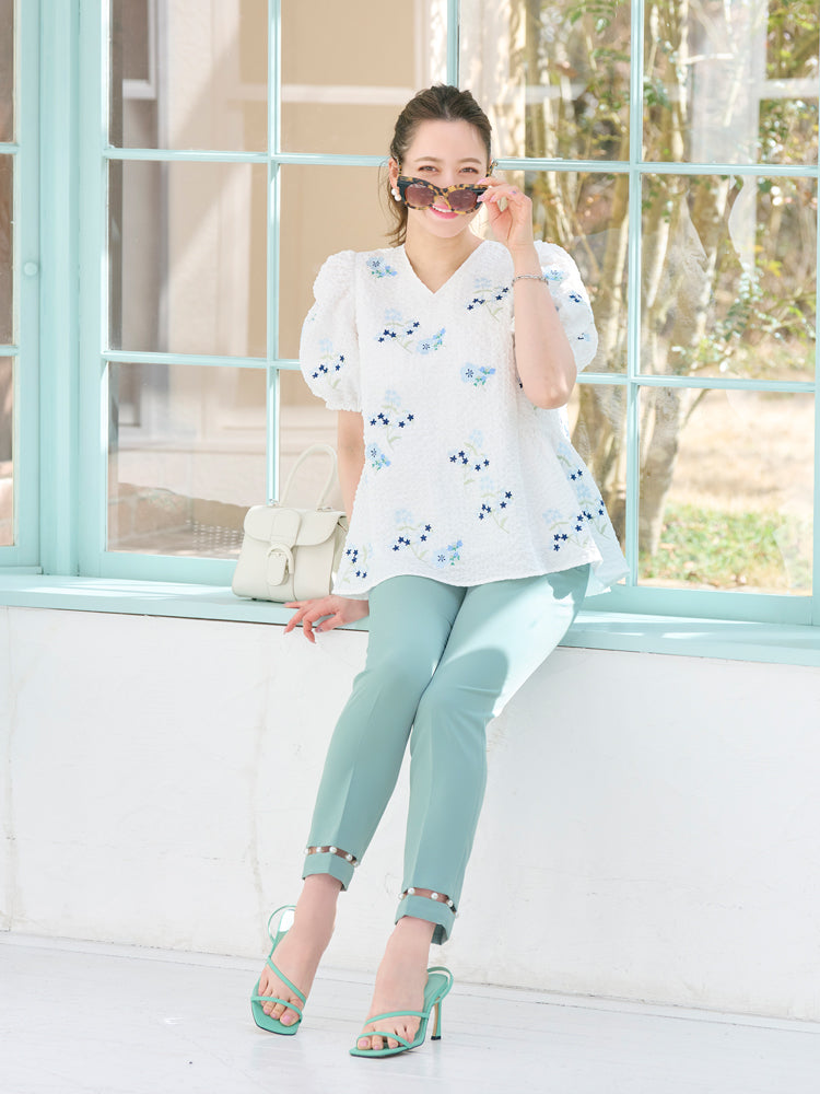 パールテーパードパンツ