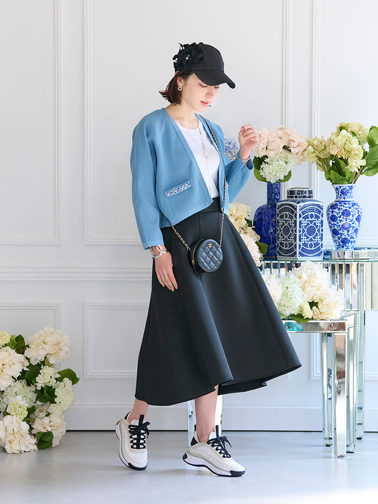 ビジューボレロカーディガン