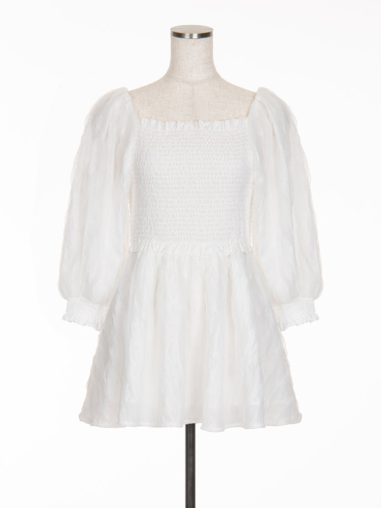 シャーリングブラウス