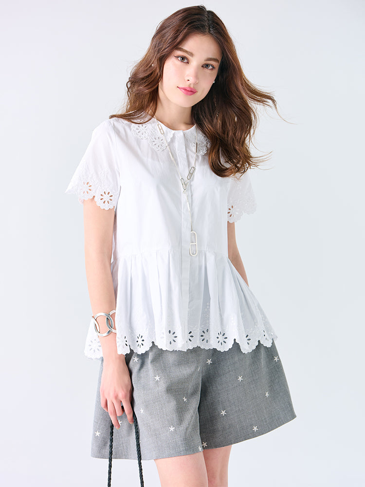 フラワーショートパンツ