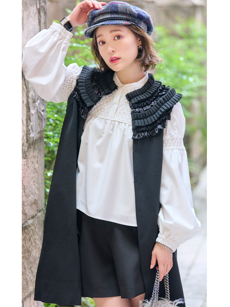 スモッキングブラウス