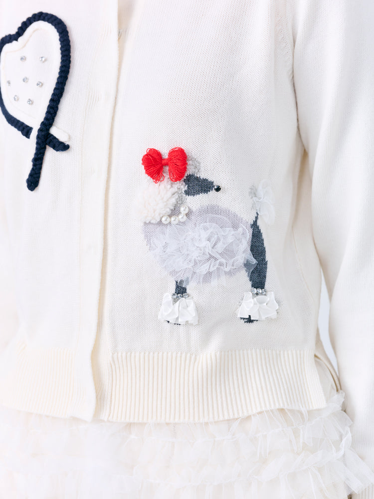 プードルカーディガン