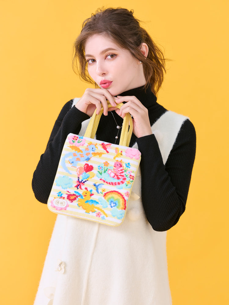 ハッピーカラフルドラゴンバッグ