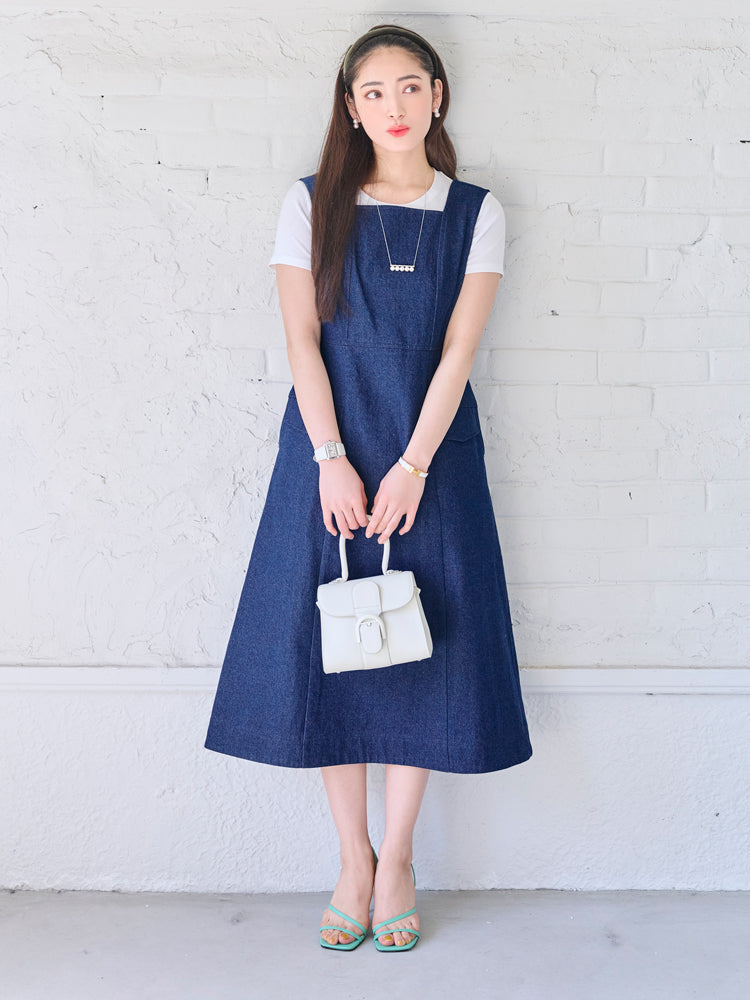 model : H165 着用サイズ:1サイズ 着用カラー:Indigo