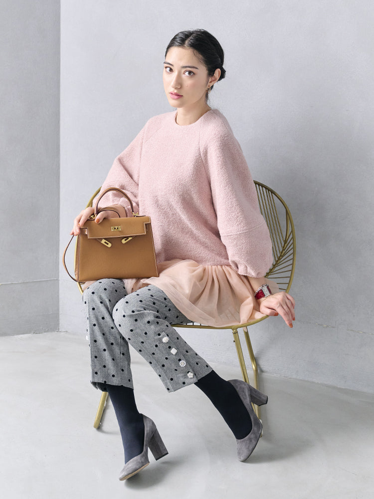 サイドビジューパンツ