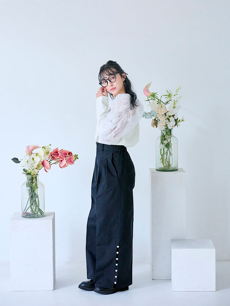 Bellona パールコットンパンツ