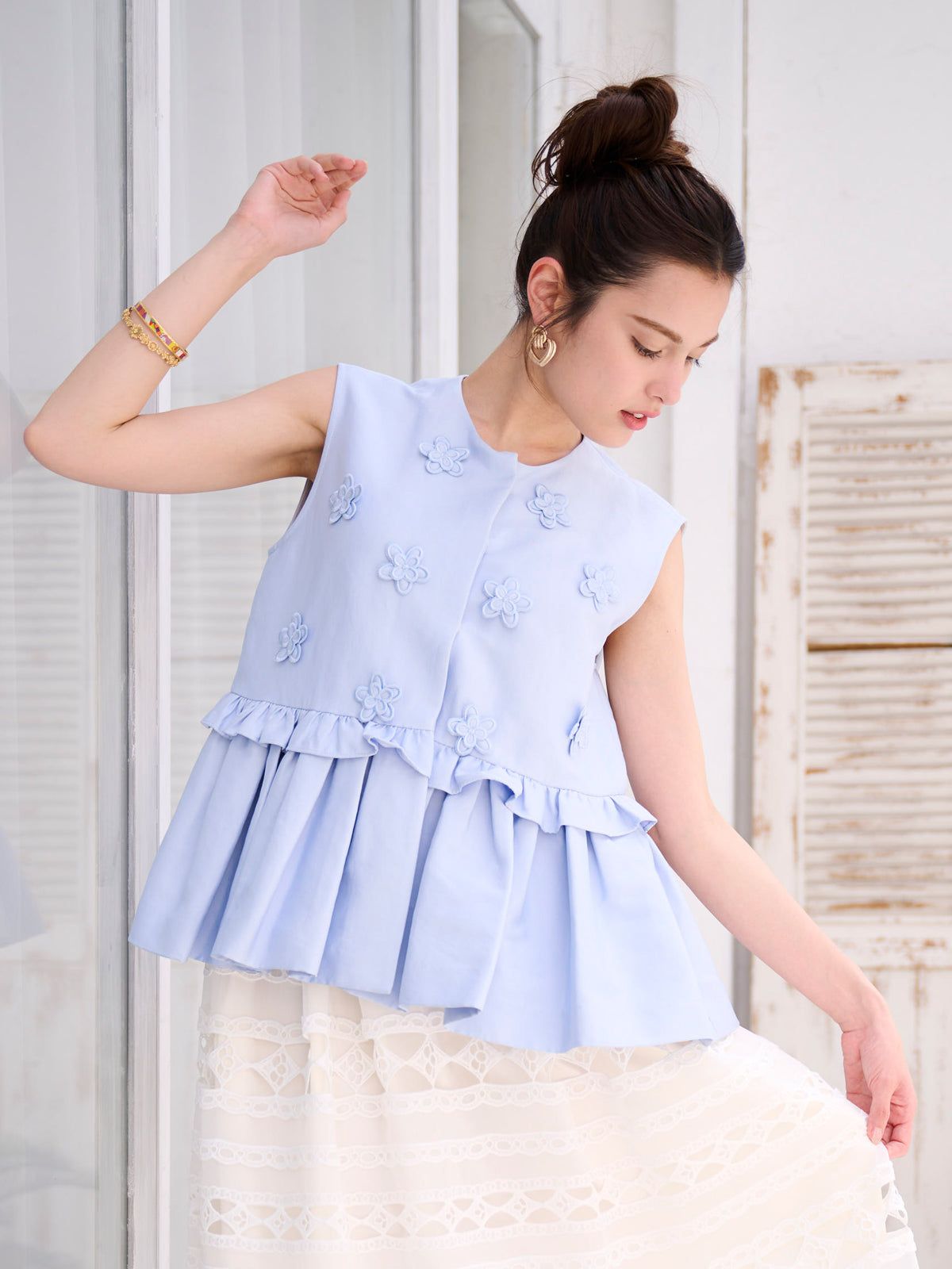 model : H168 着用サイズ : 1サイズ