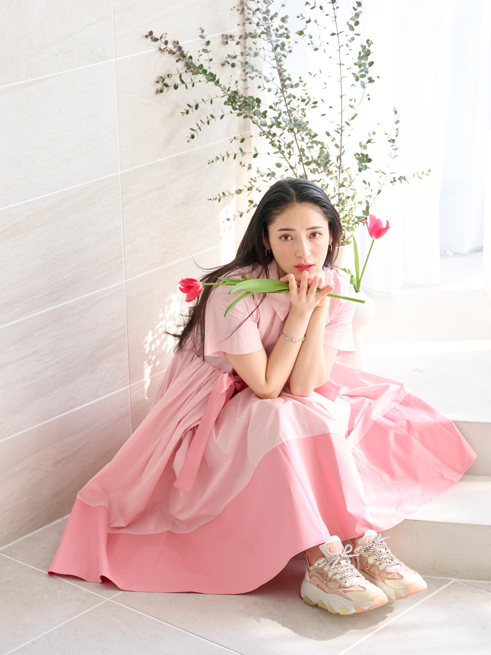 model : H165 着用サイズ : 1サイズ