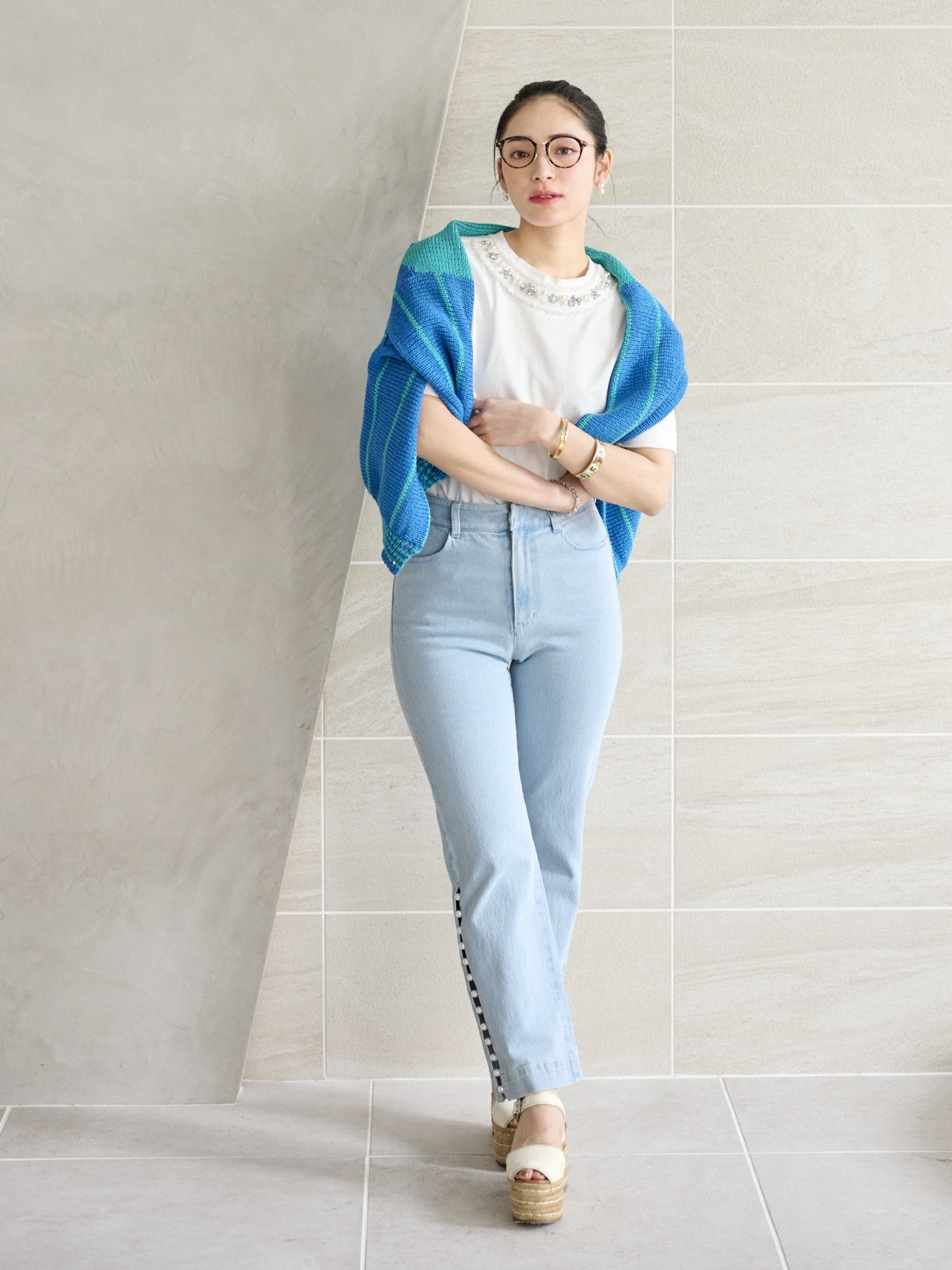 model : H165 着用サイズ : 1サイズ