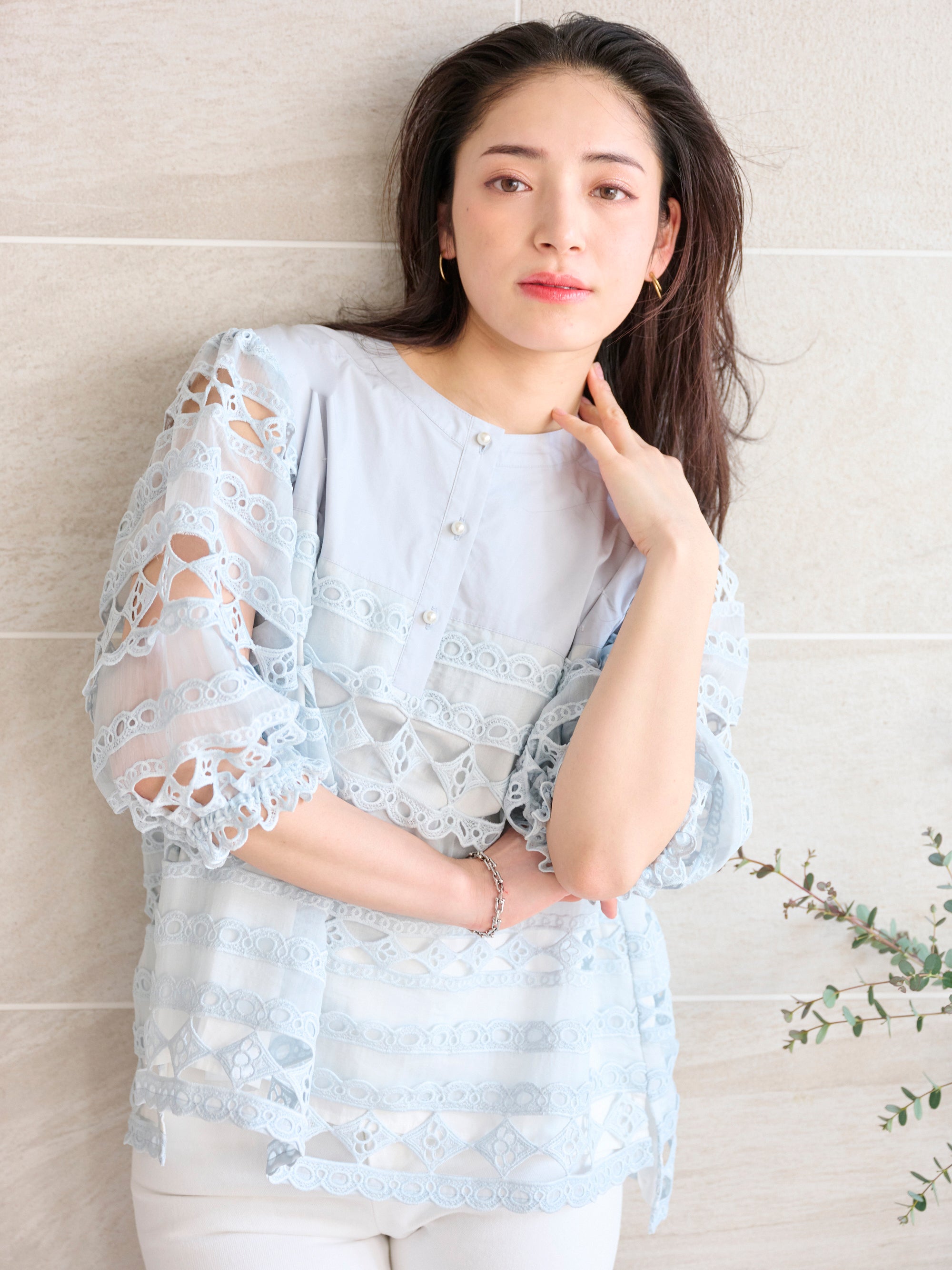 model : H165 着用サイズ : 1サイズ