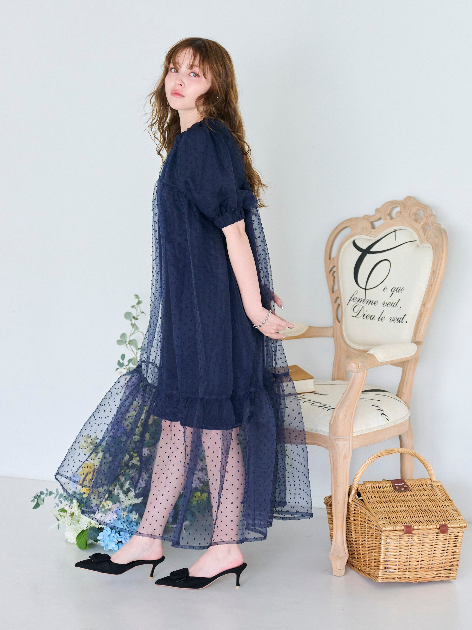 model : H160 着用サイズ : 0サイズ