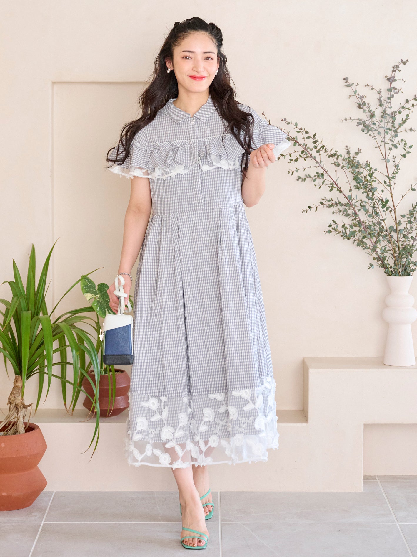 model : H165 着用サイズ : 1サイズ