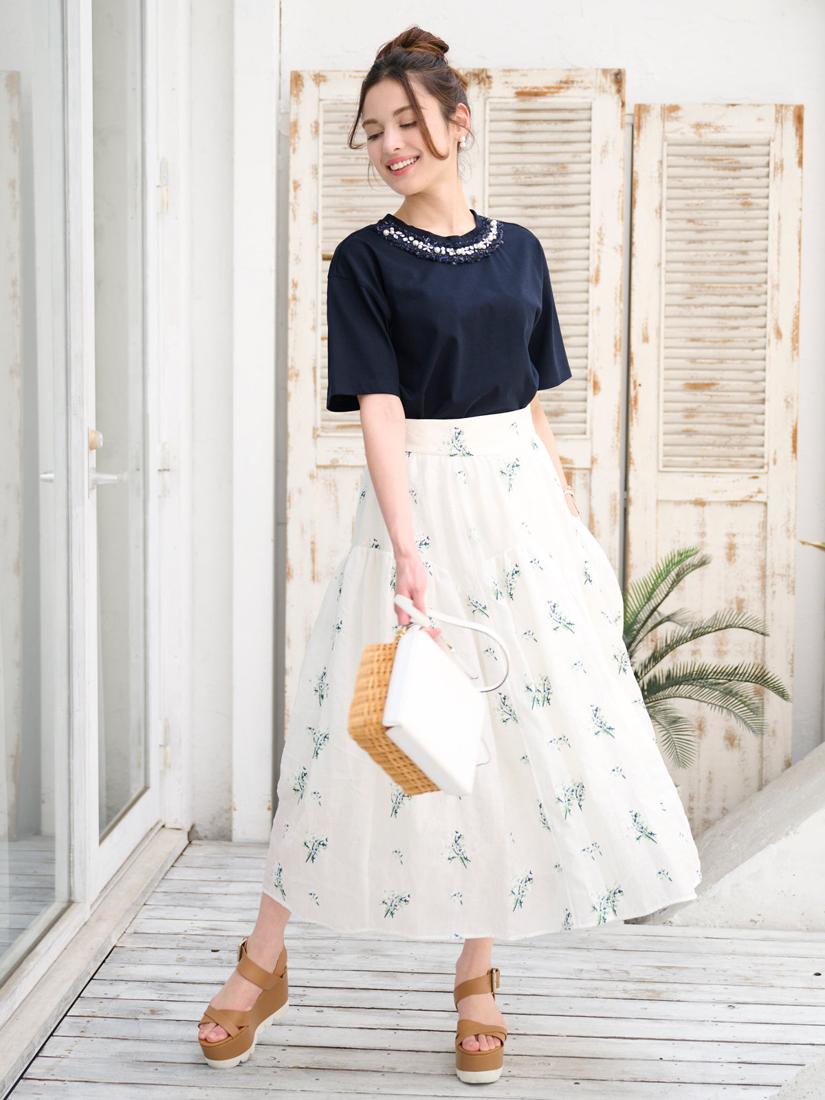 model : H168 着用サイズ : 1サイズ