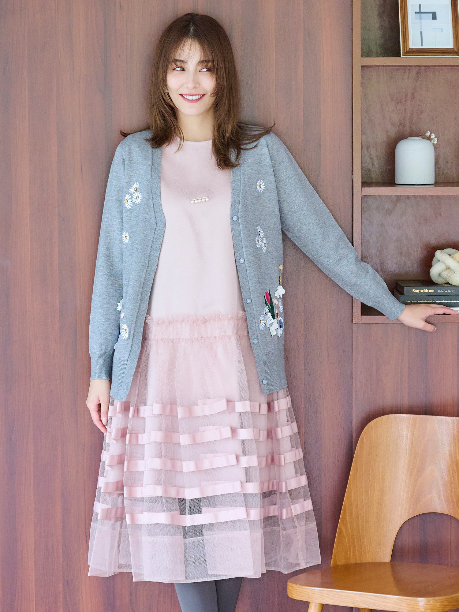 グログラン チュールワンピース