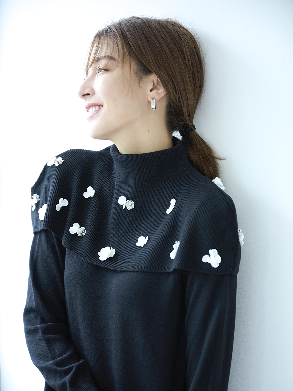 スパングルニットワンピース