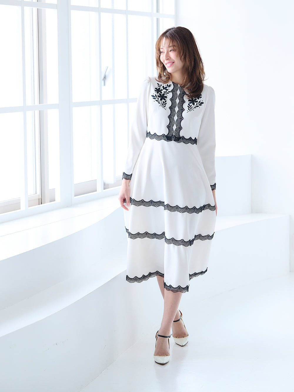 クラシカルブロッサムワンピース