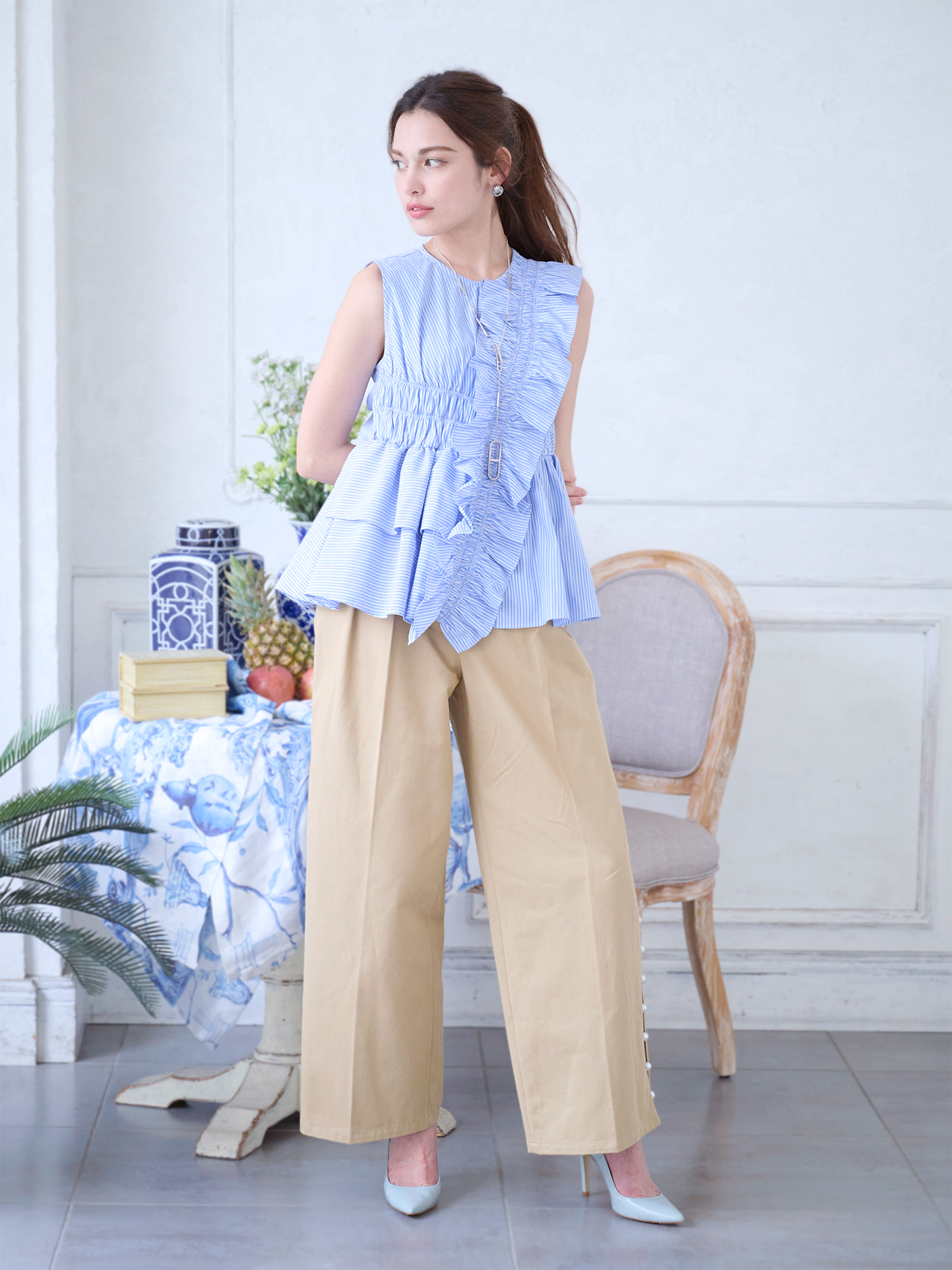 model : H165 着用サイズ:1サイズ