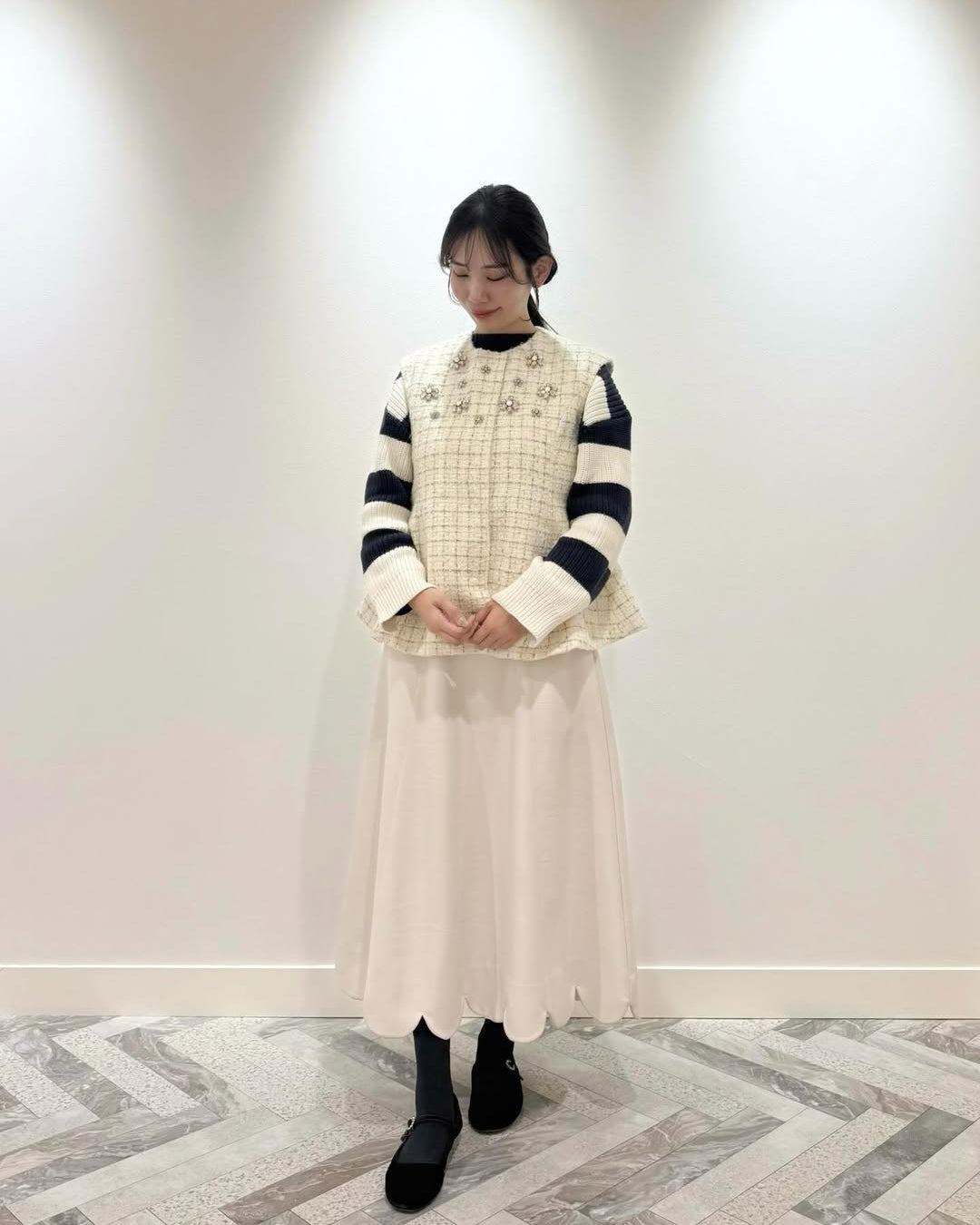 ビジューツイードベスト Miho♡ (164㎝)