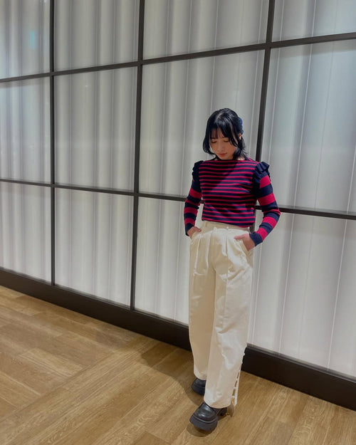 エレガントデイリーフリルニットスタイリング Jura♡(157cm)