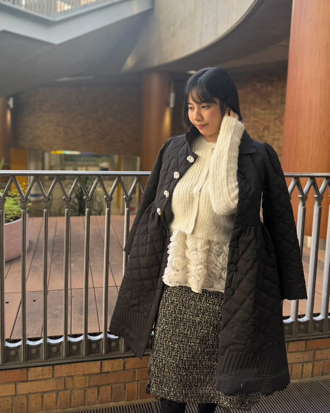 キルティングフレアコート Rani(165cm)