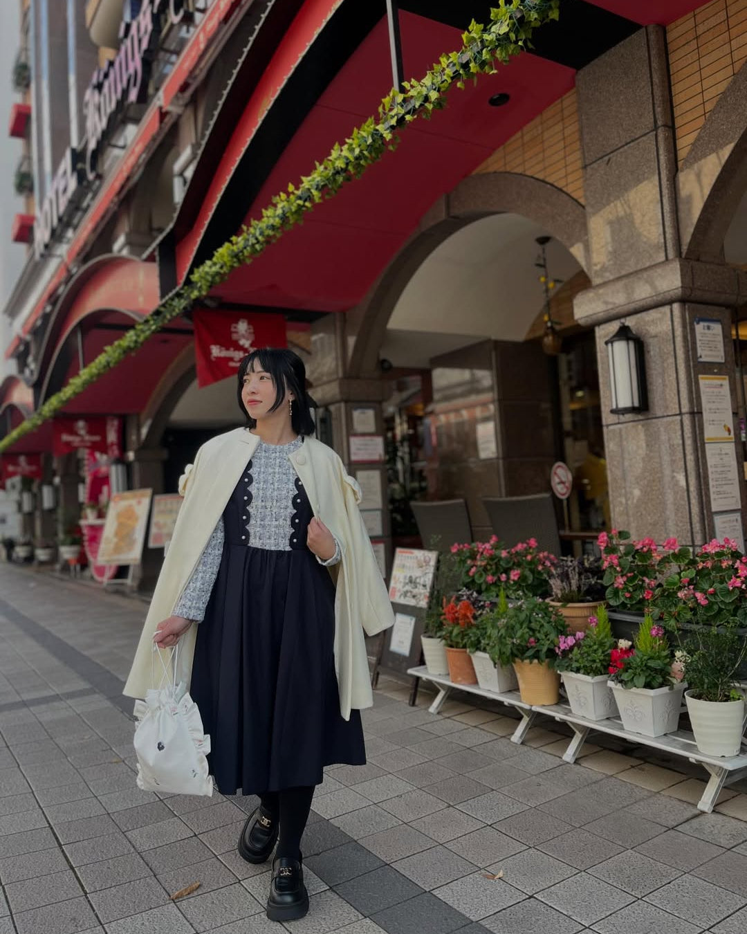 ツイードグレースワンピース Jura(157cm)