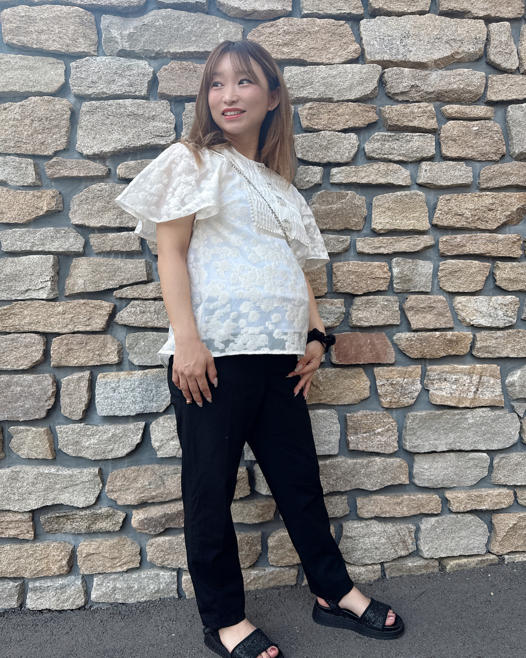妊婦さんでも着れる着こなしをご紹介