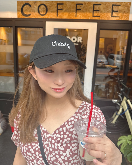 この夏持ってると万能なChestyオリジナルキャップ♡