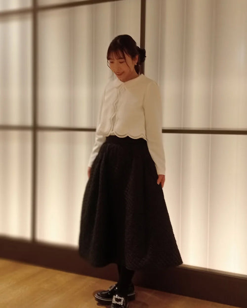 スカラップトップススタイリング Kana♡(163cm)