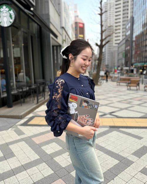 レースフリルスリーブブラウス Reika♡ (161cm)