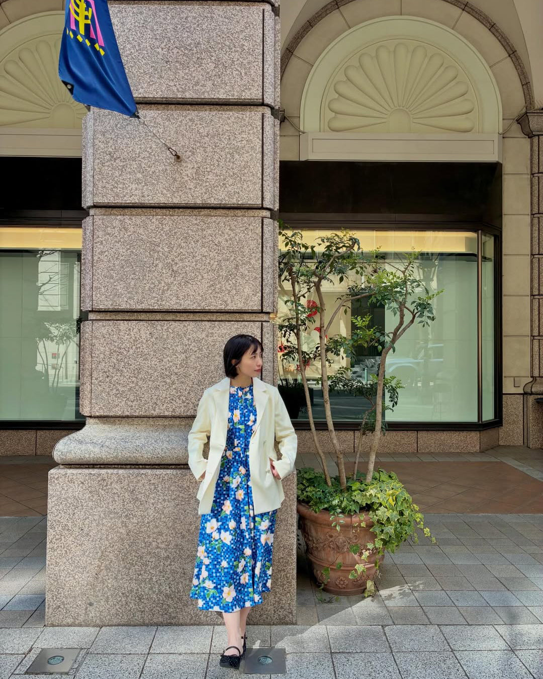 フラワープリントワンピース Jura(157cm)