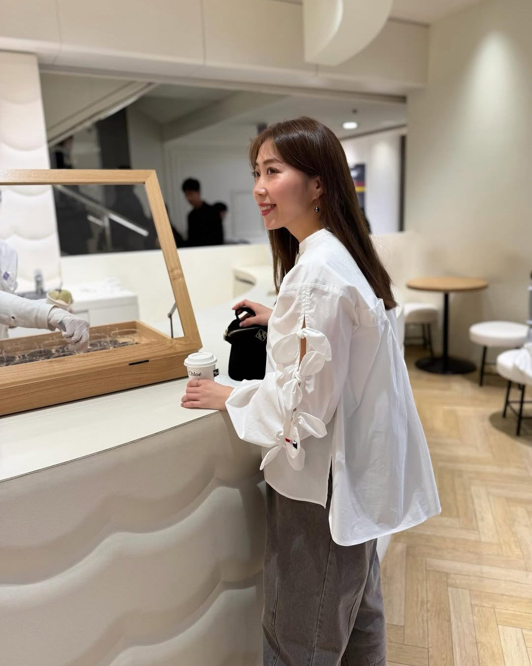 リボンスリットブラウス Marina(158cm)