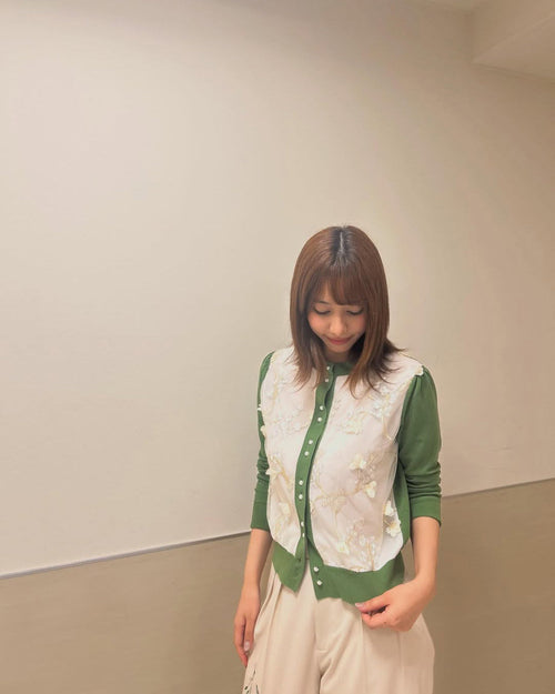 フラワーチュールカーディガン  Rani (165cm)