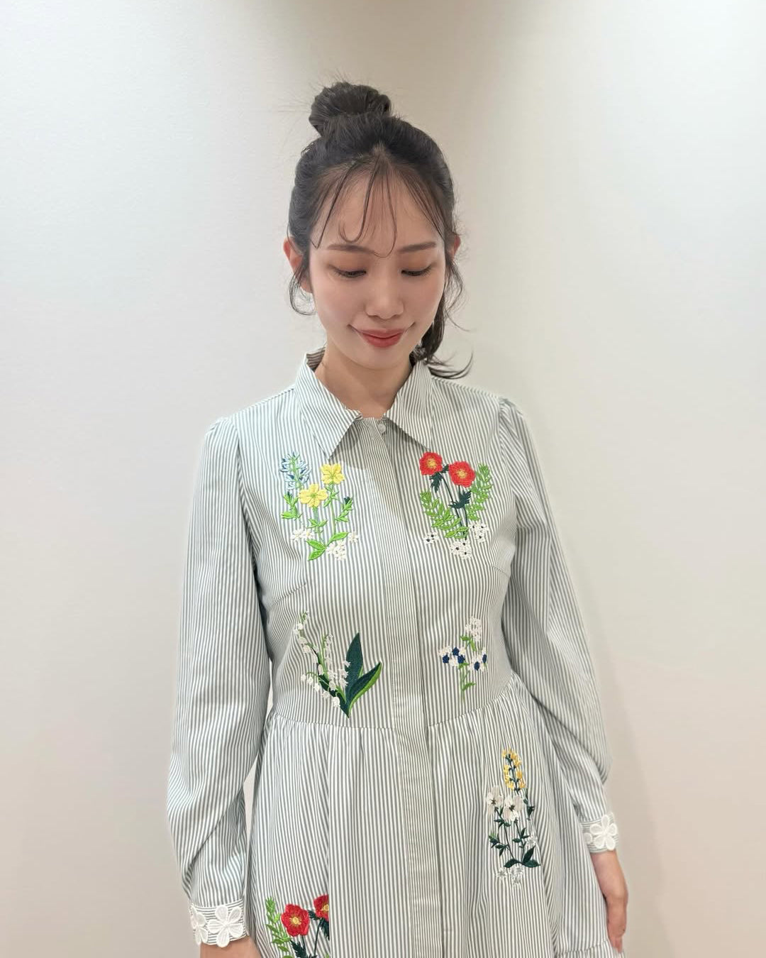 エンブロイダリーシャツワンピース Miho (164cm)