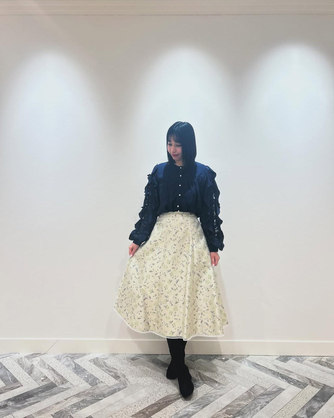 レースフリルスリーブブラウス Rani♡(165cm)