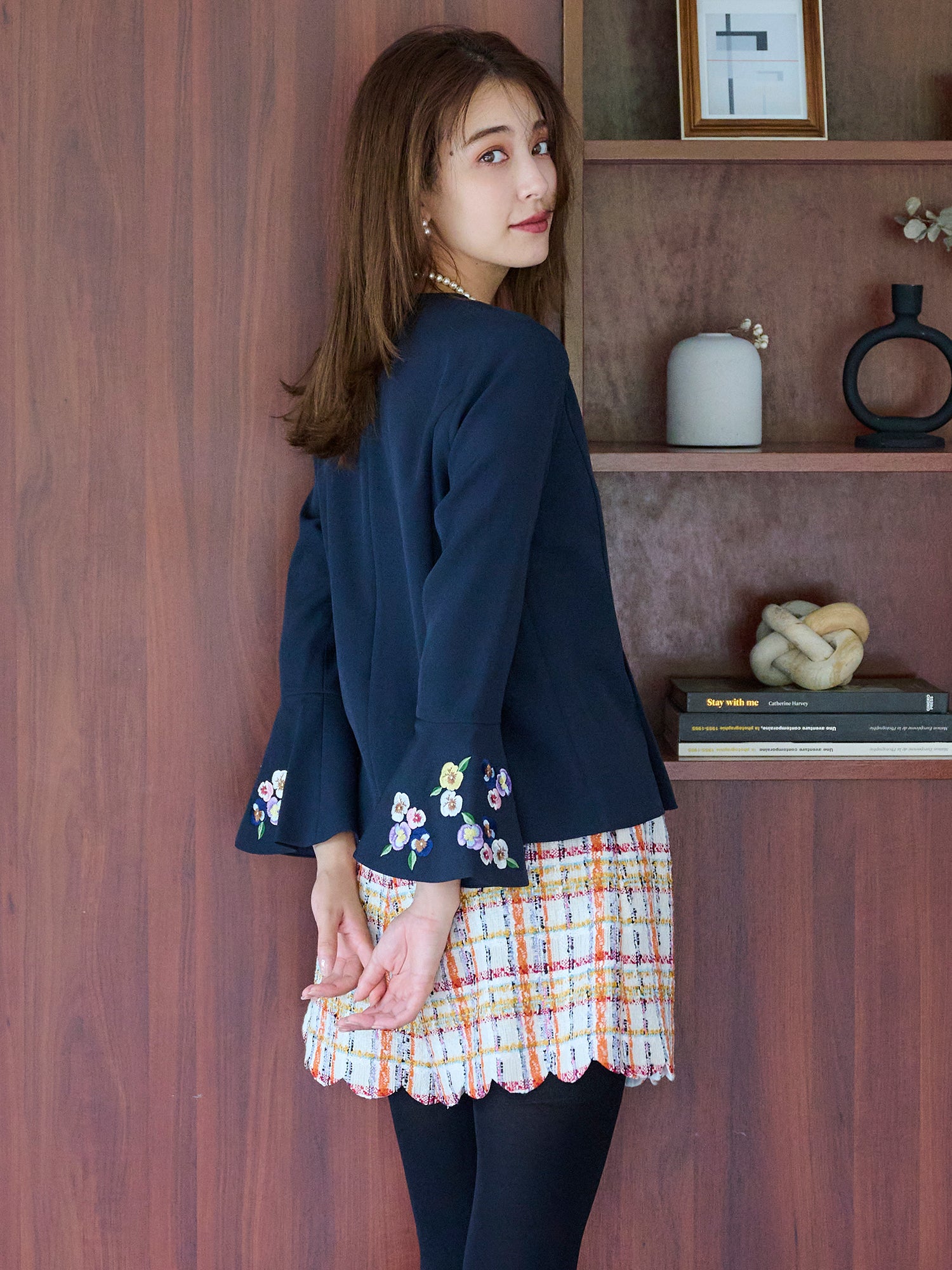 ツイードキュロット