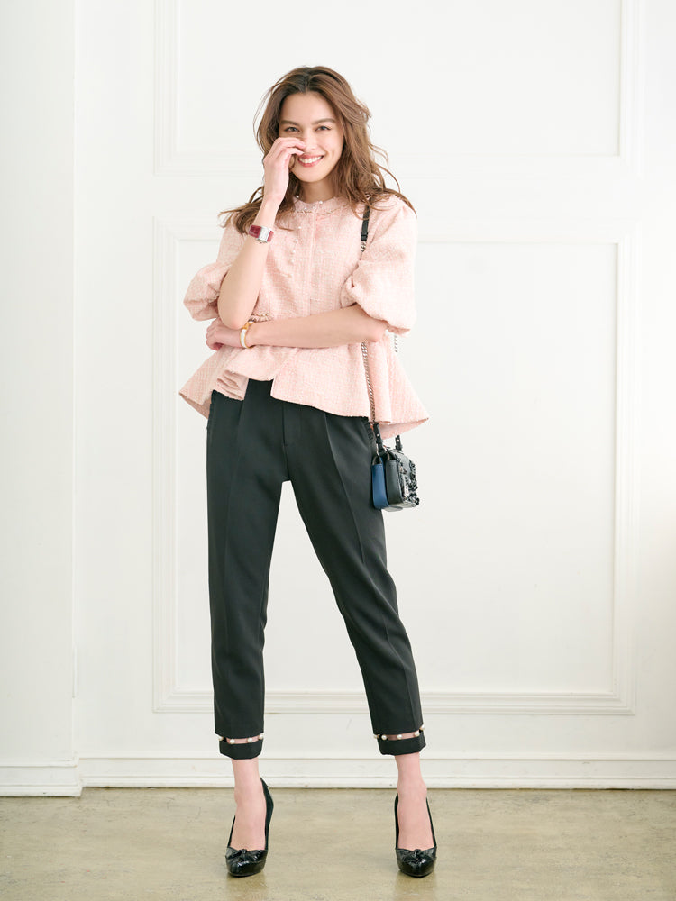 パールテーパードパンツ