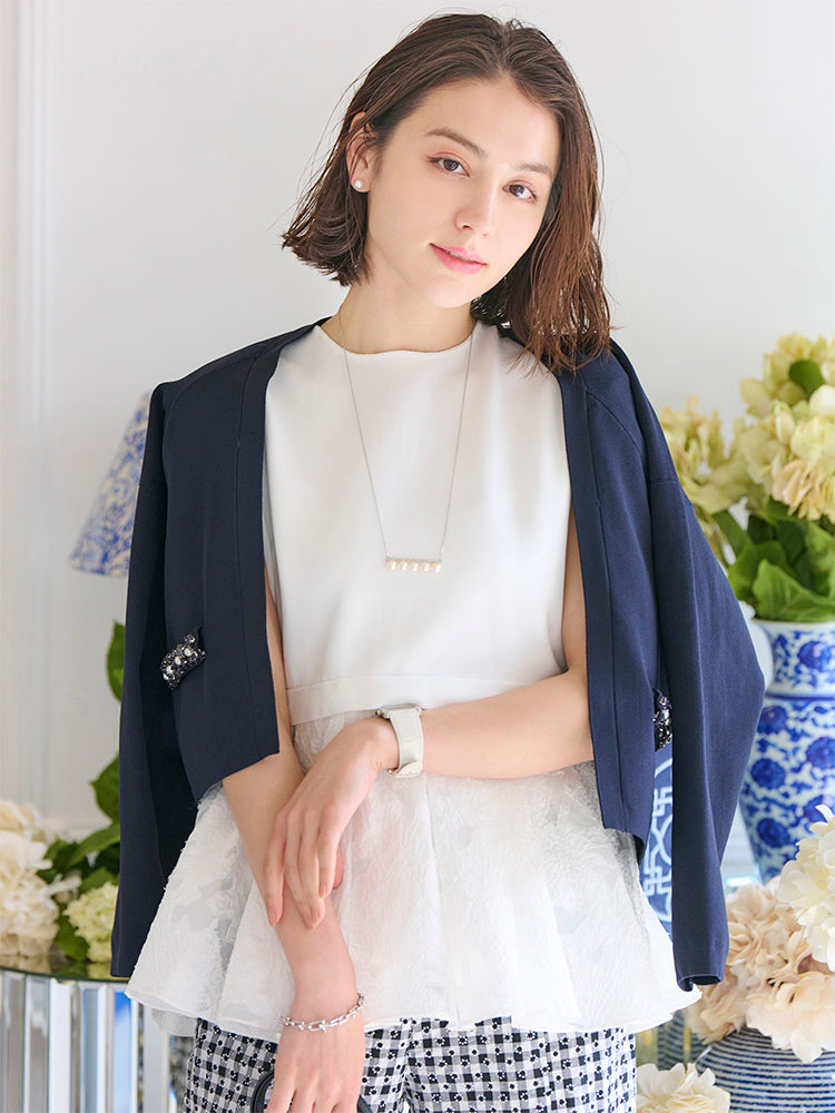 【NEW限定品】 ビジューボレロカーディガン |【公式】Chestyオンラインショップ トップス
