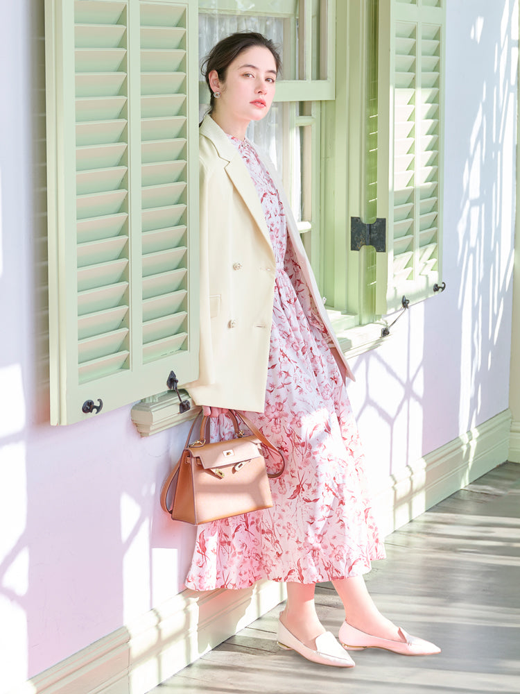 チェスティ　藤色　ワンピース あじさいテントワンピース |【公式】Chestyオンラインショップ