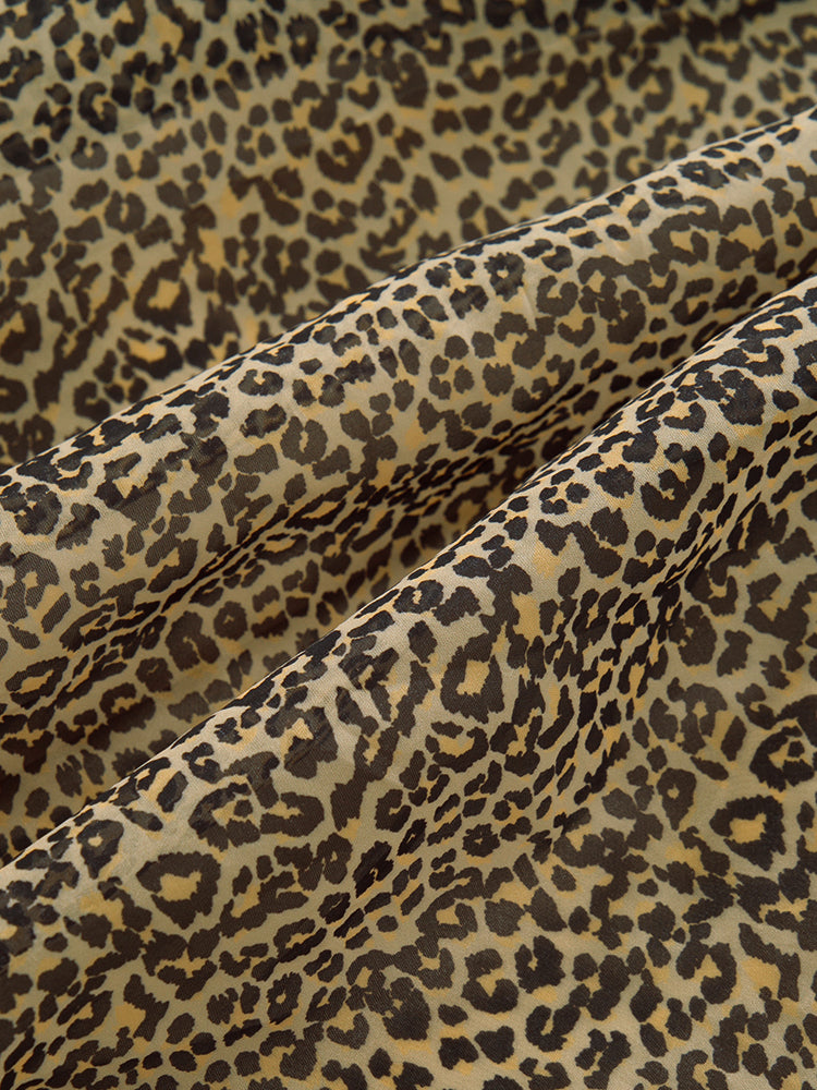 レオパードフレアスカート