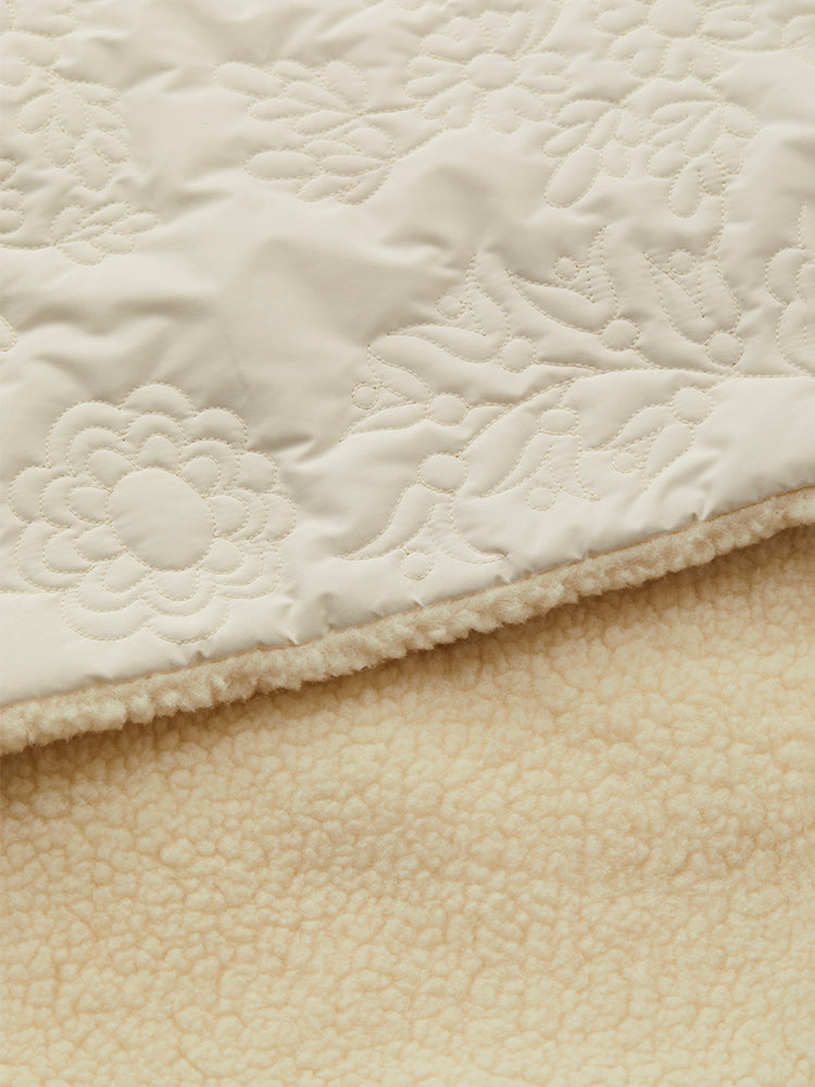 キルティングボアマフラー