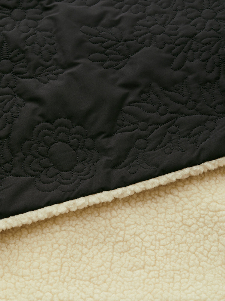 キルティングボアマフラー