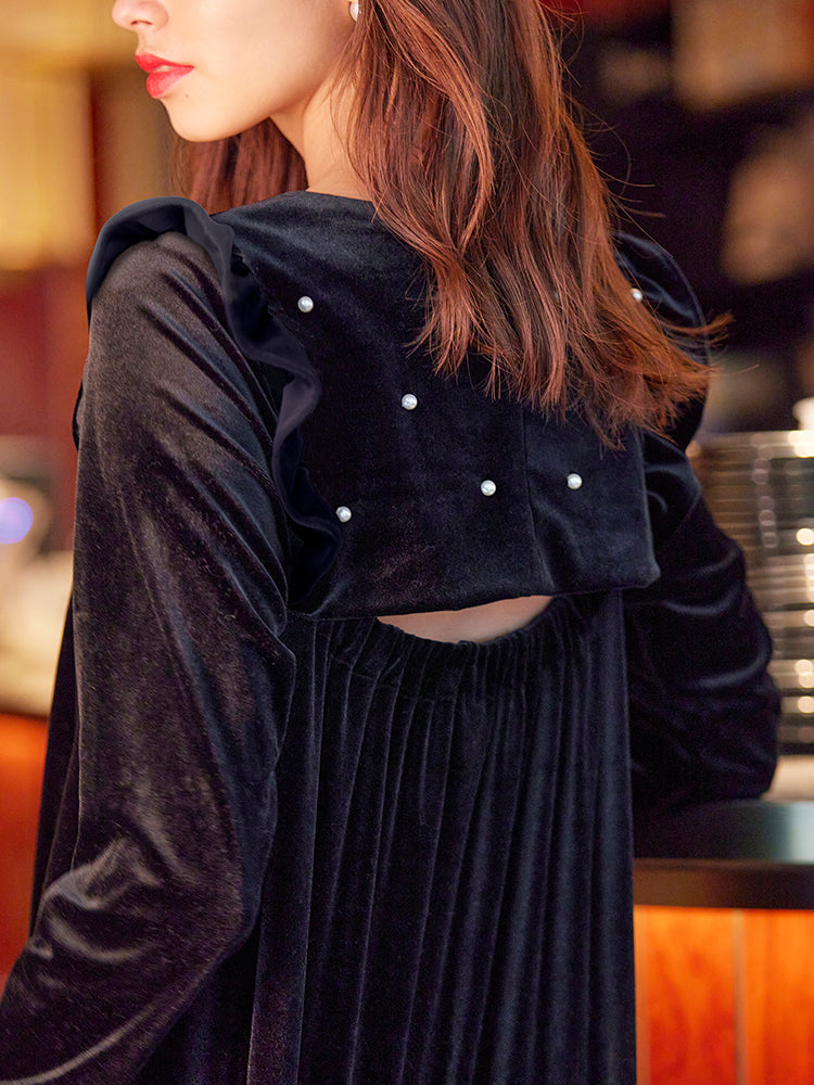 ベロアパールワンピース |【公式】Chestyオンラインショップ