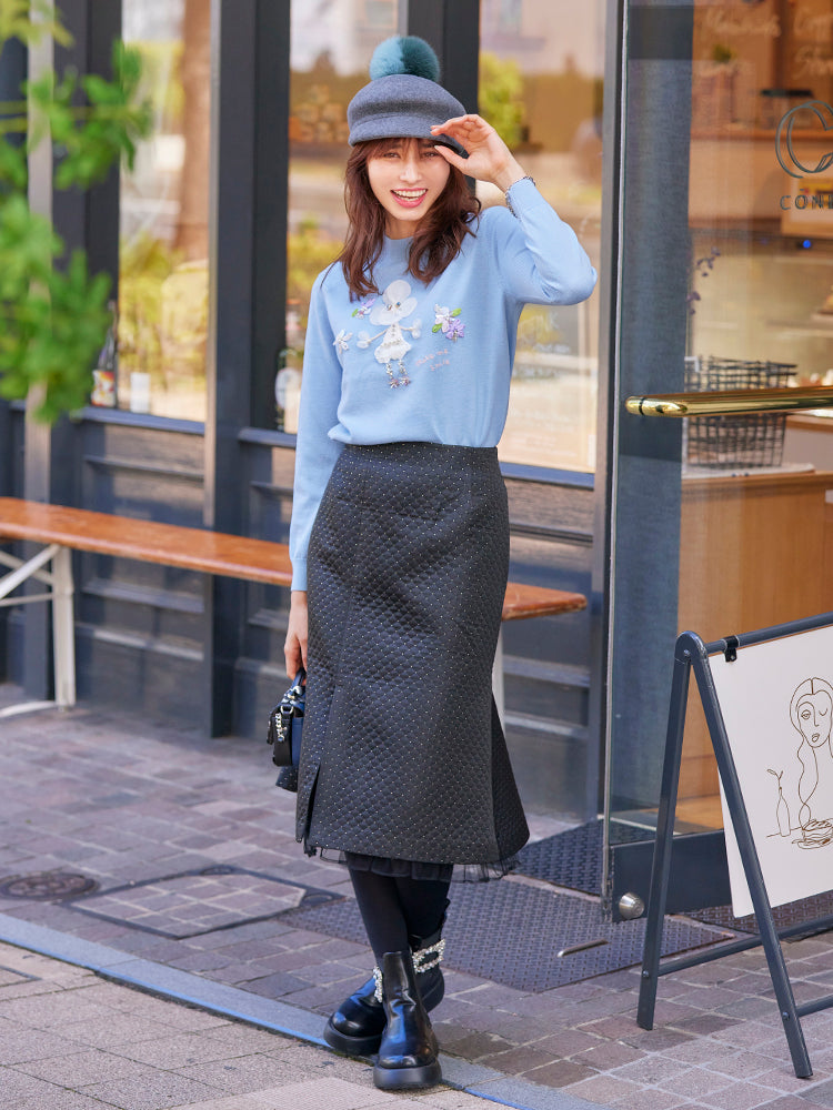 値下げ中】SENEE スリットマーメイドスカート スリットマーメイド